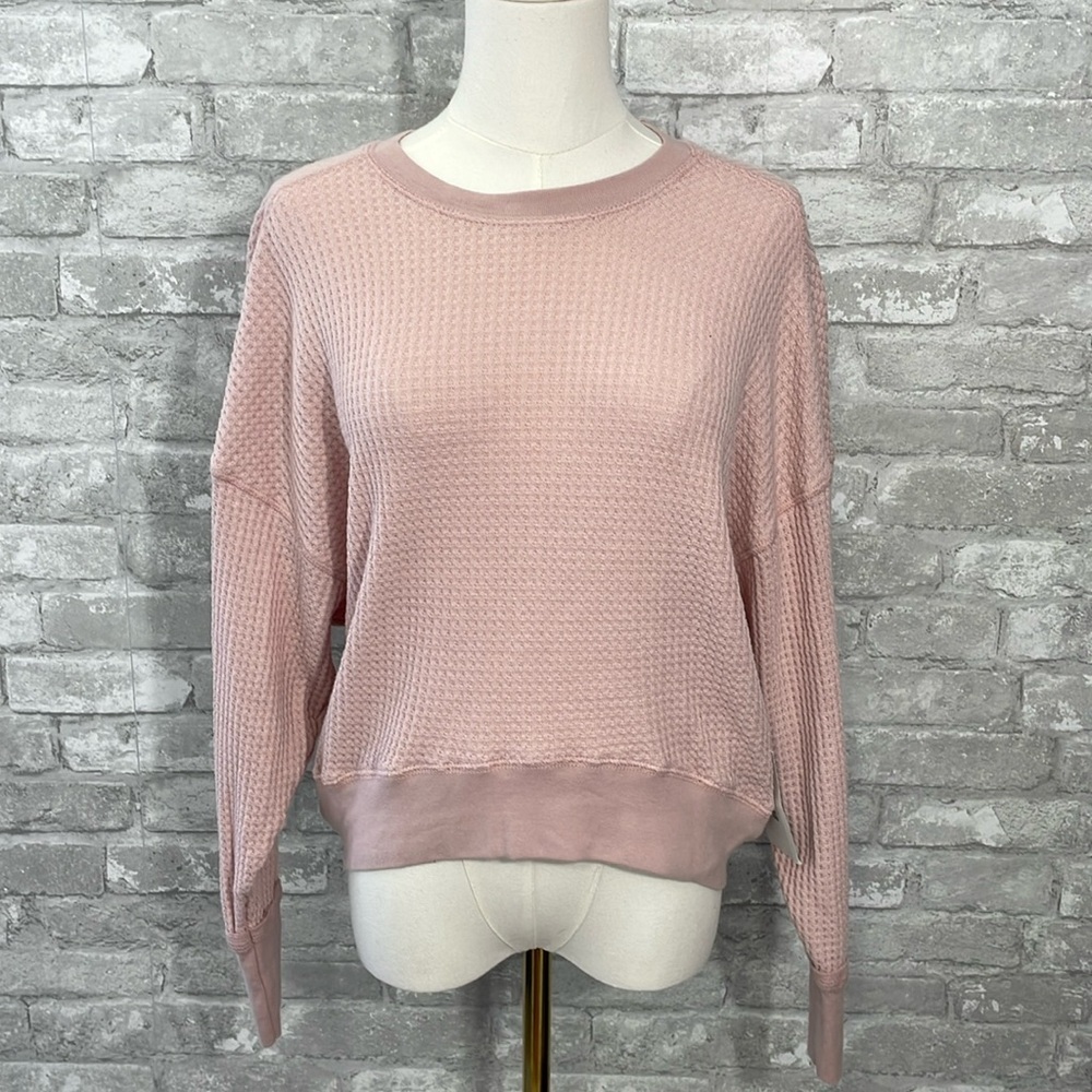 Urban Daizy Waffle Knit Dolman Sleeve Top